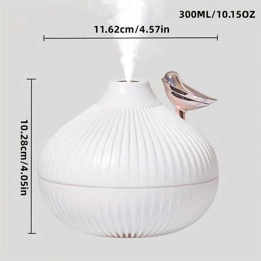 Nawilżacz powietrza i lampka nocna w jednym! 3 tryby światła, 2 tryby parowania, cichy, piękny desing