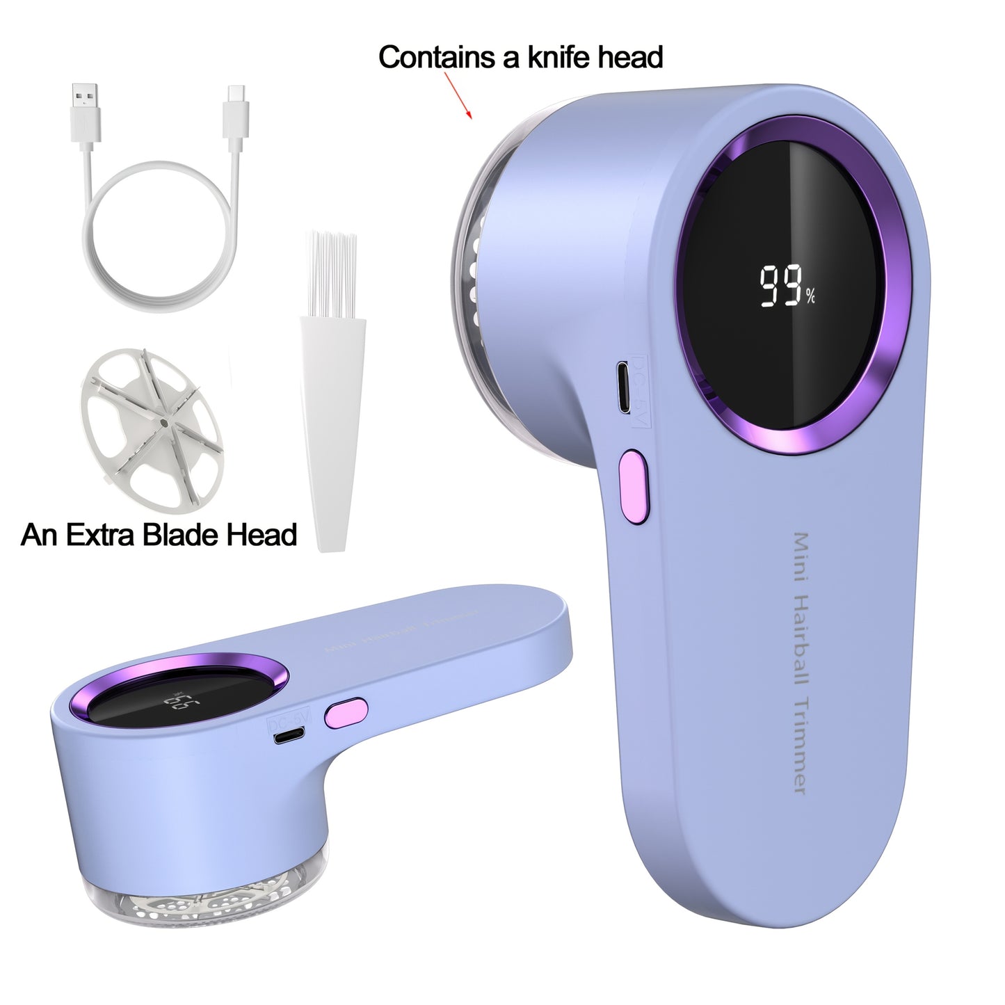 Golarka do usuwania zmechaceń na ubraniach - różne kolory