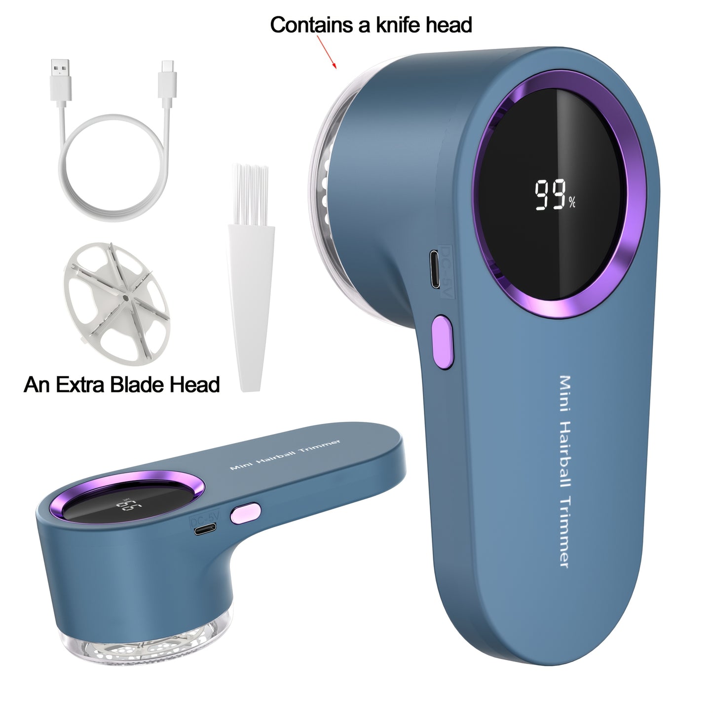 Golarka do usuwania zmechaceń na ubraniach - różne kolory